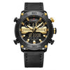 Naviforce NF9235 Men's Quartz Analog+LCD Digital Watch