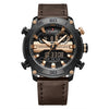 Naviforce NF9235 Men's Quartz Analog+LCD Digital Watch