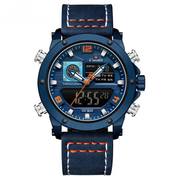 Naviforce NF9236 Men's Quartz Analog+LCD Digital Watch