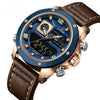Naviforce NF9236 Men's Quartz Analog+LCD Digital Watch