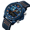 Naviforce NF9236 Men's Quartz Analog+LCD Digital Watch