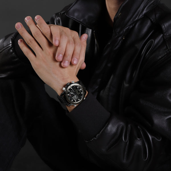 Naviforce NF9236 Men's Quartz Analog+LCD Digital Watch