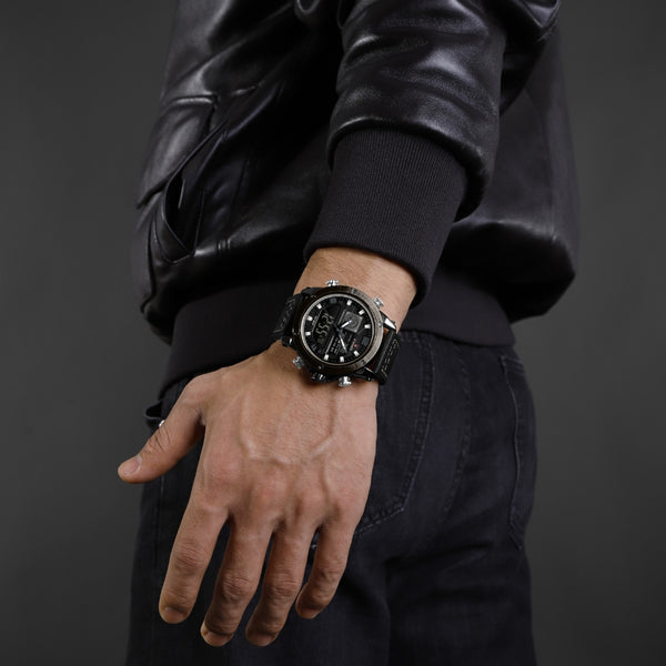 Naviforce NF9236 Men's Quartz Analog+LCD Digital Watch