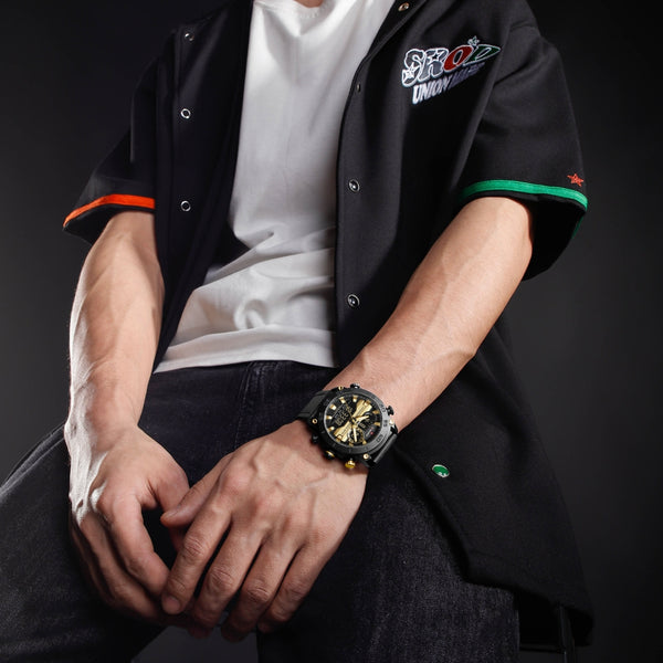 Naviforce NF9235 Men's Quartz Analog+LCD Digital Watch