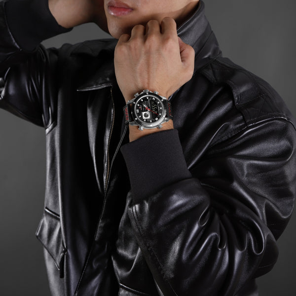Naviforce NF9236 Men's Quartz Analog+LCD Digital Watch