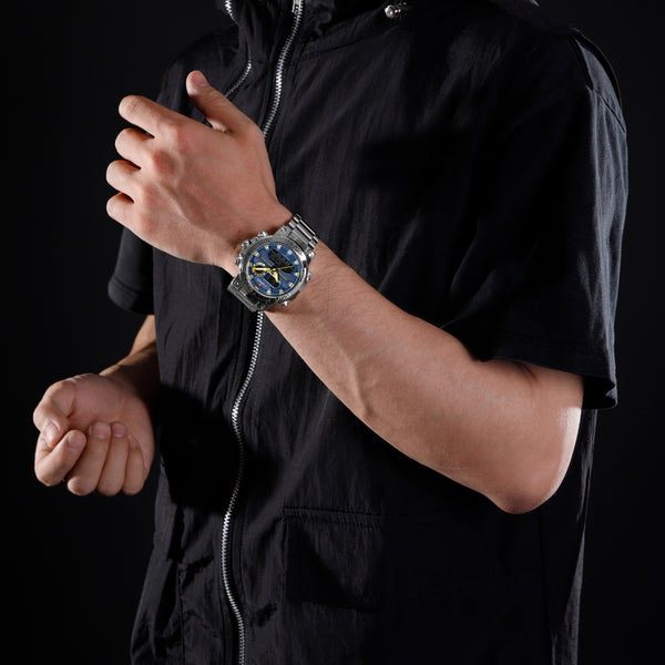 Naviforce NF9237 Men's Quartz Analog+LCD Digital Watch