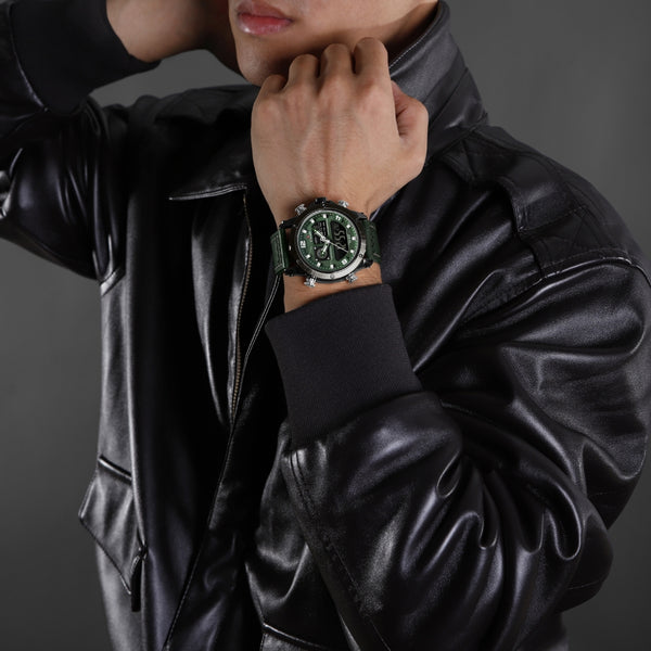 Naviforce NF9236 Men's Quartz Analog+LCD Digital Watch
